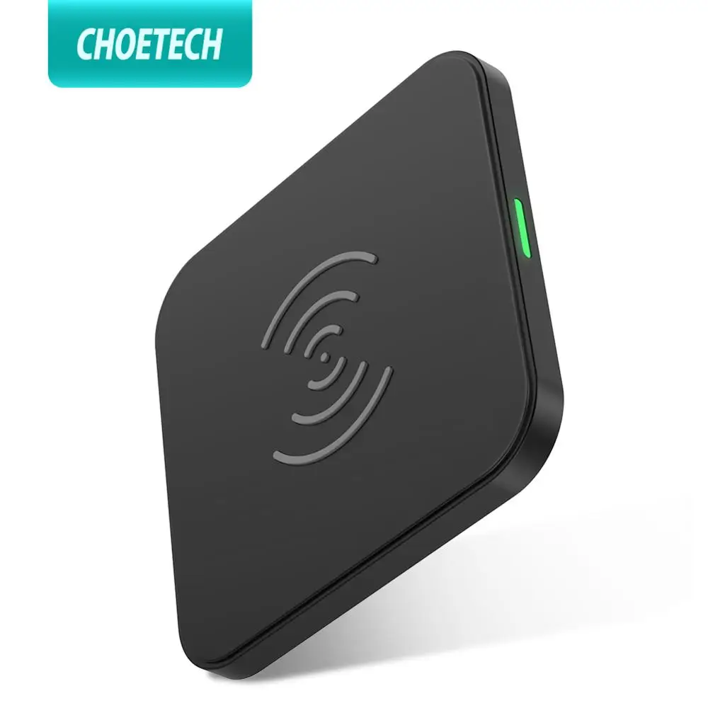 CHOETECH 10 Вт Qi Беспроводное зарядное устройство для iPhone Xs Max Xr X 8 Plus быстрая