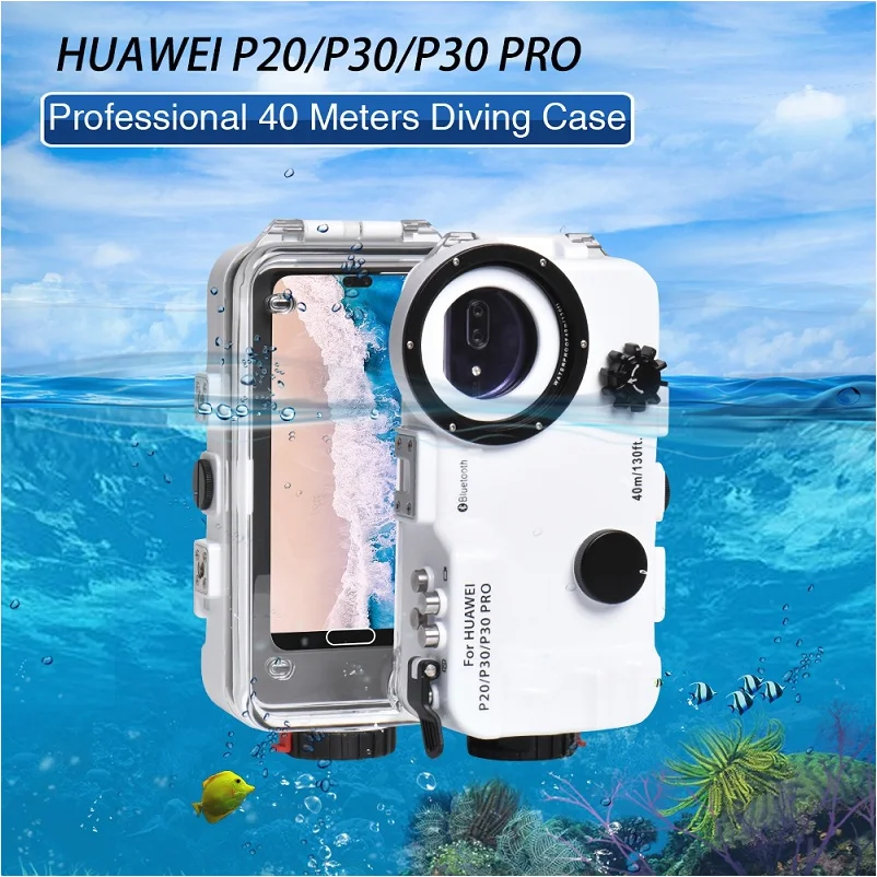Водонепроницаемый чехол для телефона для HuaWei P20 P30 P30PRO дайвинг мобильный телефон сумка под водой 40 м защитный чехол для сотового телефона 1 шт