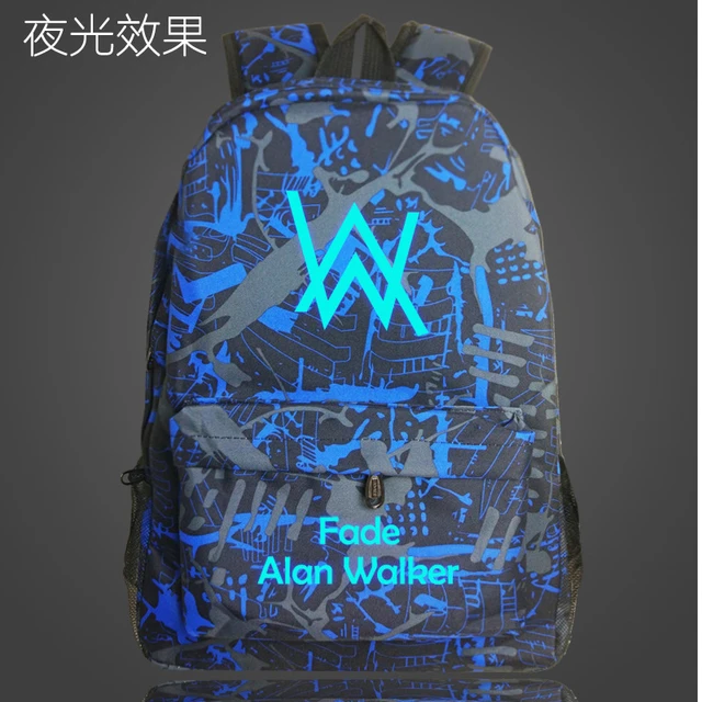 Increíble Simpático Además Fashion Alan Walker Backpacks for Teenagers faded electronic Music school  bags candy color mochila book bags - AliExpress