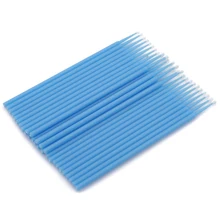 Новые туфли с маленьким острым для очистки жала мягк тампон мульти Цвет ватный тампон ресниц демонтировать тампон одноразовые кисти для макияжа 100 шт./упак