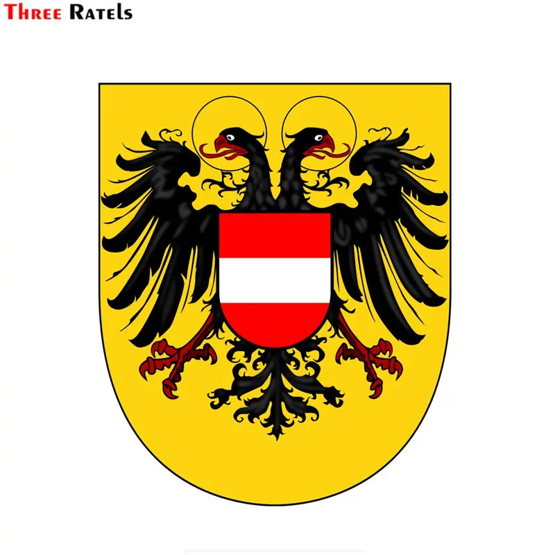

Three ratels FTC-663# Austria national emblem coat of arms of Austria PVC waterproof window auto motorcycle car sticker decal