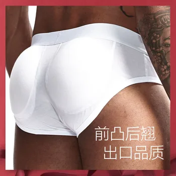 

Sexy Padded Panties Seamless Bottom Panties Buttocks Push Up Lingerie Men's Underwear Good Quality Butt Lift Briefs