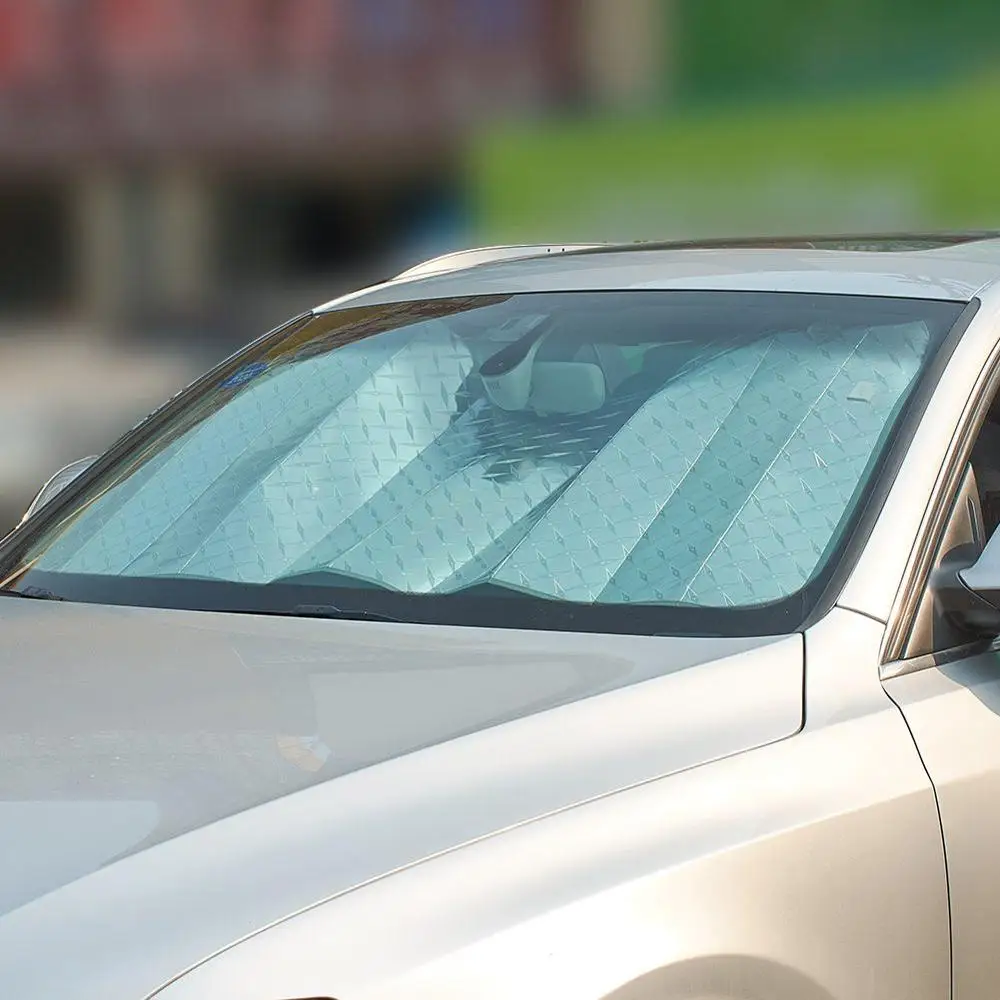 Авто внешний вид автомобиля передний задний солнцезащитный козырек Солнцезащитный блок тент складной чехол на лобовое стекло 135*70 см