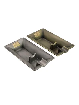 

2pcs PACK, 16x8.5cm Aluminum Made Cigar Rectangle Ashtray