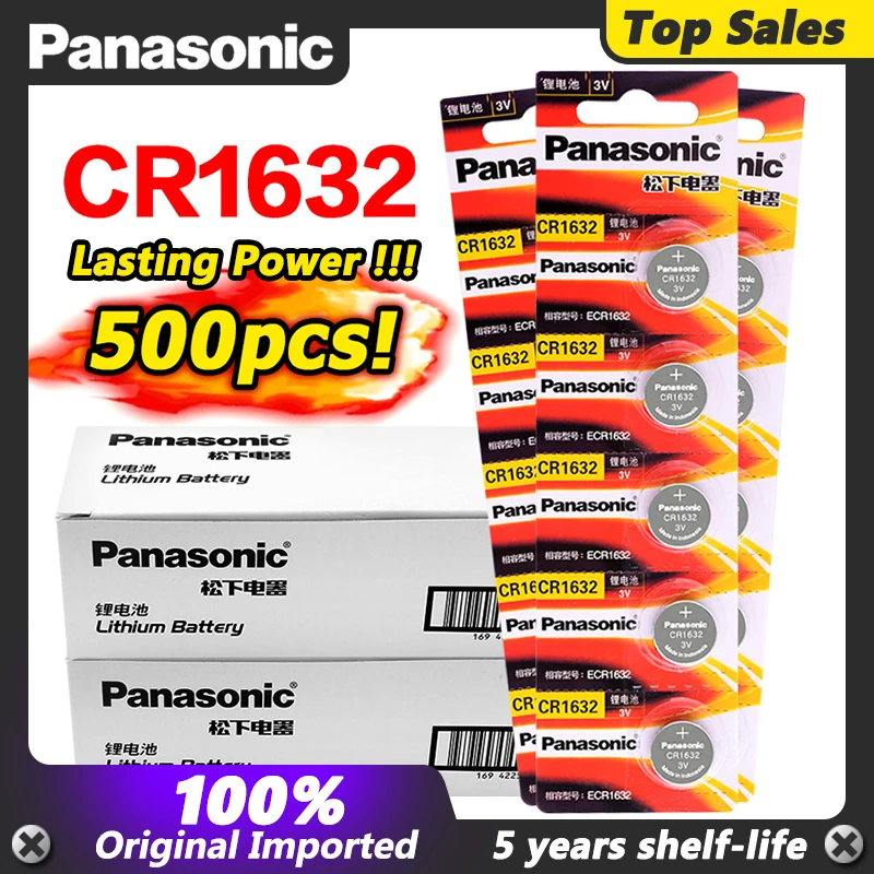 アウトレット超特価 オリジナルcr1632ボタン電池監視車リモートキーcr Gpcr1632 Ecr1632 500個パナソニック100 3vリチウム 電池 1632 売上倍増 Sekkomon Jp