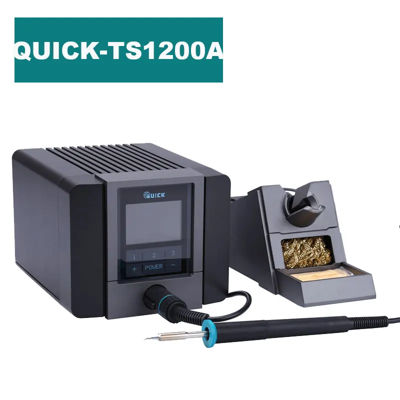 Быстрый TS1200A Бессвинцовая паяльная станция Электрический паяльник 120 Вт антистатические 8 секунд быстрый нагрев сварки