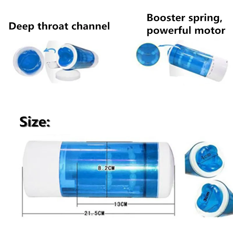 Skup Elektryczny Sex oralny puchar Blowjob głębokie gardło usta mężczyzna Masturbator teleskopowa automatyczne ssanie kubek do masturbacji Stroker Sextoy