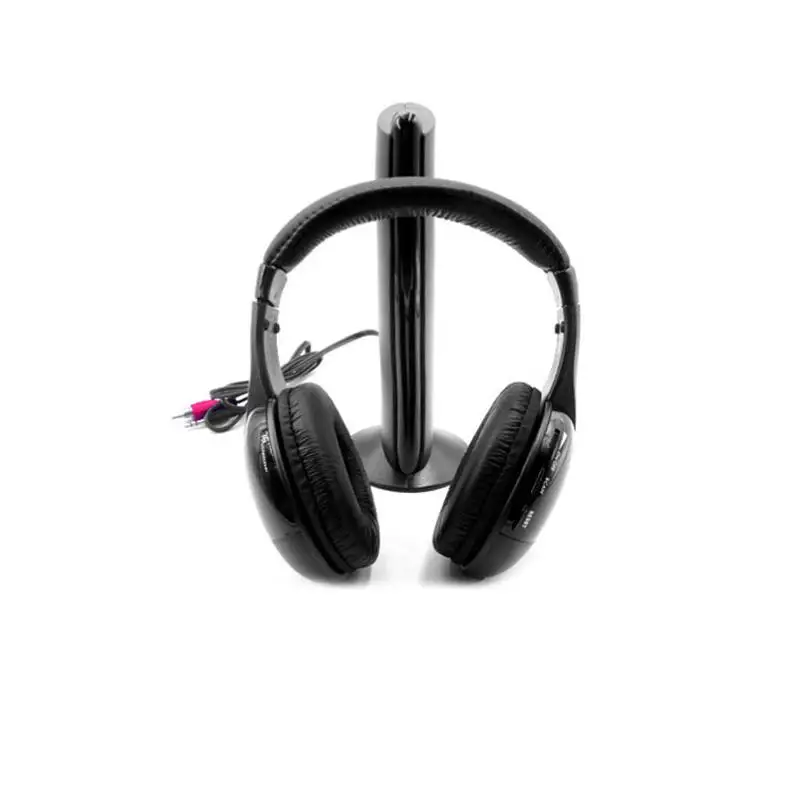 Noise Cancelling Headphones Bluetooth Headset Wireless Headphones Holder Cable HiFi Stereo with Microphone FM radio