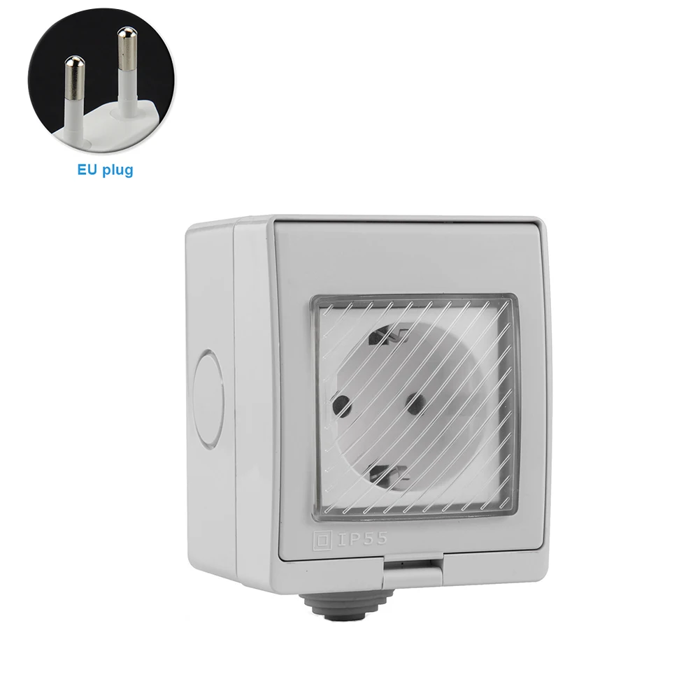 

Wireless WiFi Smart Socket Outdoor Waterproof APP Timing Home Accessories Indoor Adapter Voice Control Durable Portable Basic