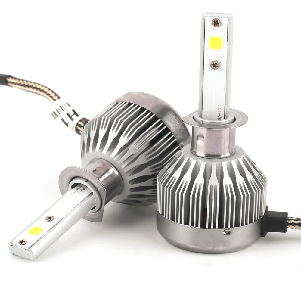 ICOCO светодиодный 12V H4 Автомобильные фары 60 Вт 6000LM H1 H3 H7 H8/H9/H11, 9003/HB3/HB4 светодиодный комплект Headbulbs сов монолитный блок светодиодов фары