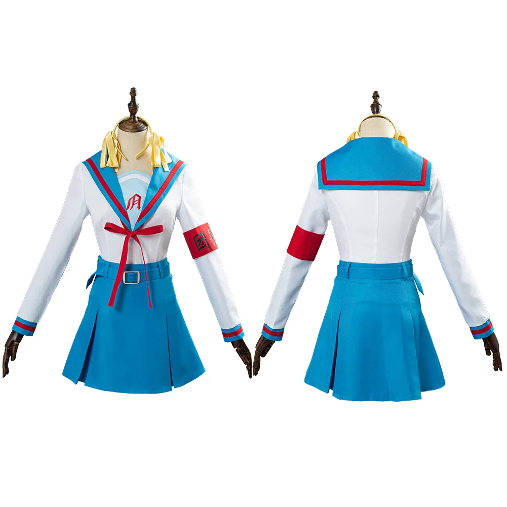 The melancholy of Haruhi Suzumiya Cosplay Costume Dress For Girls |