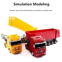 Realistic Shape Simulation RC Heavy Duty Truck Large Load 45 Degree Turning Bucket Sound Effect Fully Controllable RC Truck Toy 2