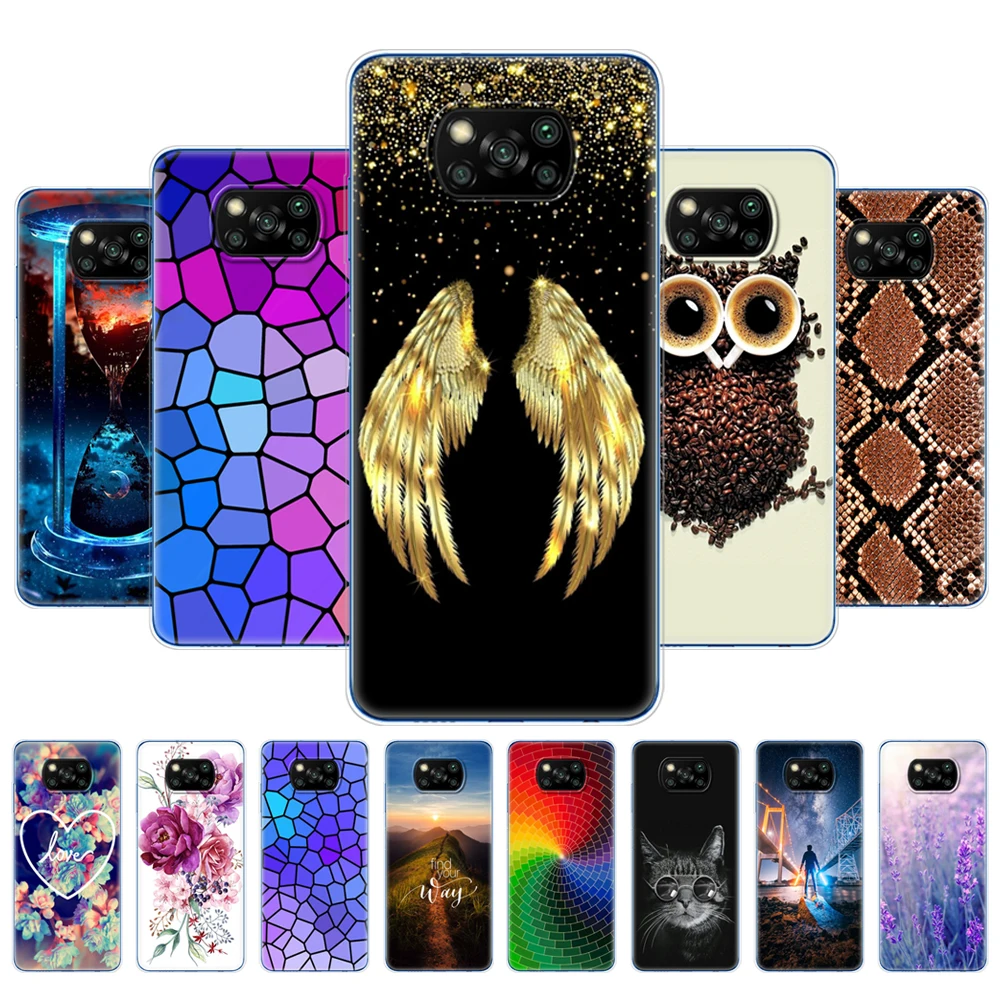 Per Xiaomi Poco X3 Nfc Cover Posteriore Per Telefono Per Poco X3 Pro Poco X 3 Pocox3 Nfc 6.67 ''Global Pocophone Silicon Tpu Paraurti Morbido