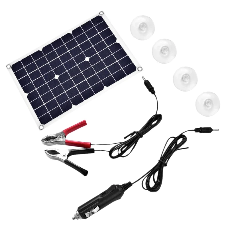 

20W 18V Environmental Protection Solar Battery Solar Panel Charger Flexible Backup Mobile Battery Charger for Car Boat