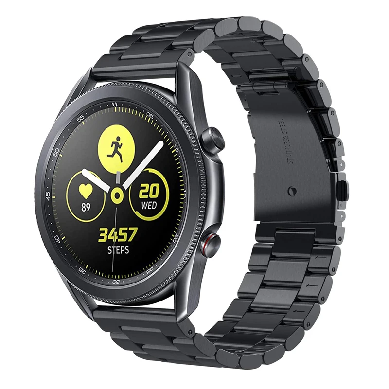 Ремешок металлический для samsung galaxy watch 46 мм/42 мм gear S3 Frontier/classic huawei gt 2/2E active 2 браслет