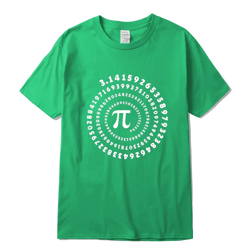 Men's T-shirt 100% cotton short sleeve Mathematical geometry printed men Tshirt  o-neck street style cool funny loose T-shirt