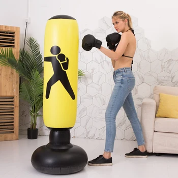 

Free Standing Punching Bag Boxing Cardio Kickboxing Fitness Training Adult Home All-shipping