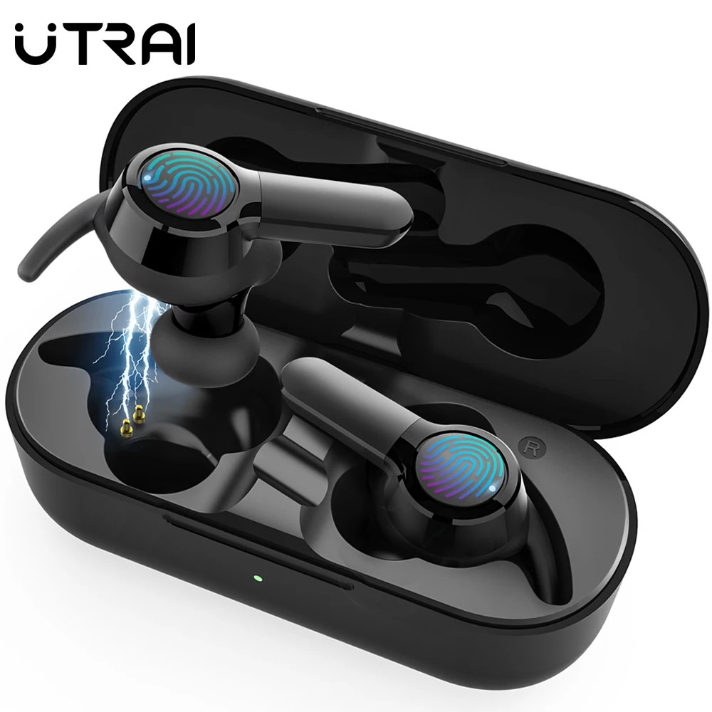 

UTRAI Wireless Earphones Bluetooth 5.0 TWS Earbuds True Wireless Stereo HIFI Touch Headset For Xiaomi Phone Gaming Sport Headset
