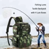 Lixada – sac à dos pour matériel de pêche, sac de rangement avec 4 boîtes pour matériel et appâts ► Photo 2/6