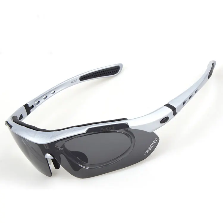 Мужские спортивные очки для улицы, 100, для вождения, светоотражающие линзы, солнцезащитные очки, пуленепробиваемые, для близорукости, для верховой езды, набор солнцезащитных очков