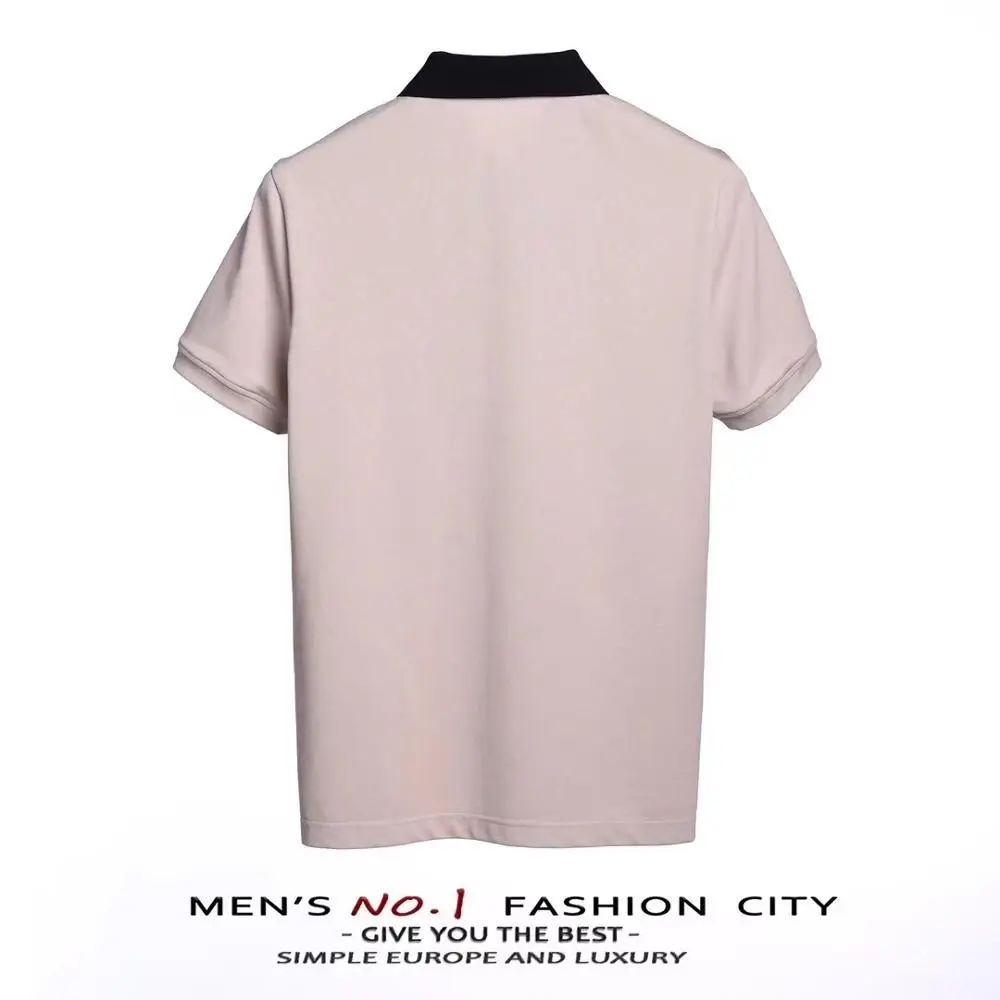 AH11630Fashion мужские топы и тройники Подиумные Роскошные известный бренд Европейский дизайн Короткие вечерние футболки с принтом мужская одежда