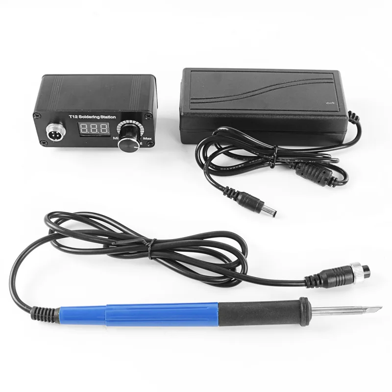 

Japanese White 9501 T12 Handle Soldering Station OLED Control Board Programmable Digital Desktop Electric Iron