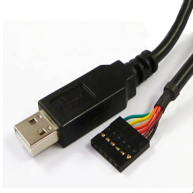 

Многофункциональный кабель usb ttl, кабель FTDI TTL-232R-3V3, кабель последовательного преобразователя USB в TTL, usb провод с открытым концом