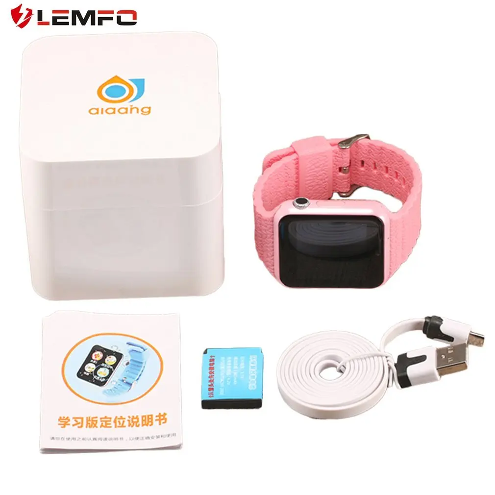 LEMFO V7K Детские Смарт часы безопасности монитор безопасности анти потеря gps позиционирование местоположения трекер экран дисплея Водонепроницаемый