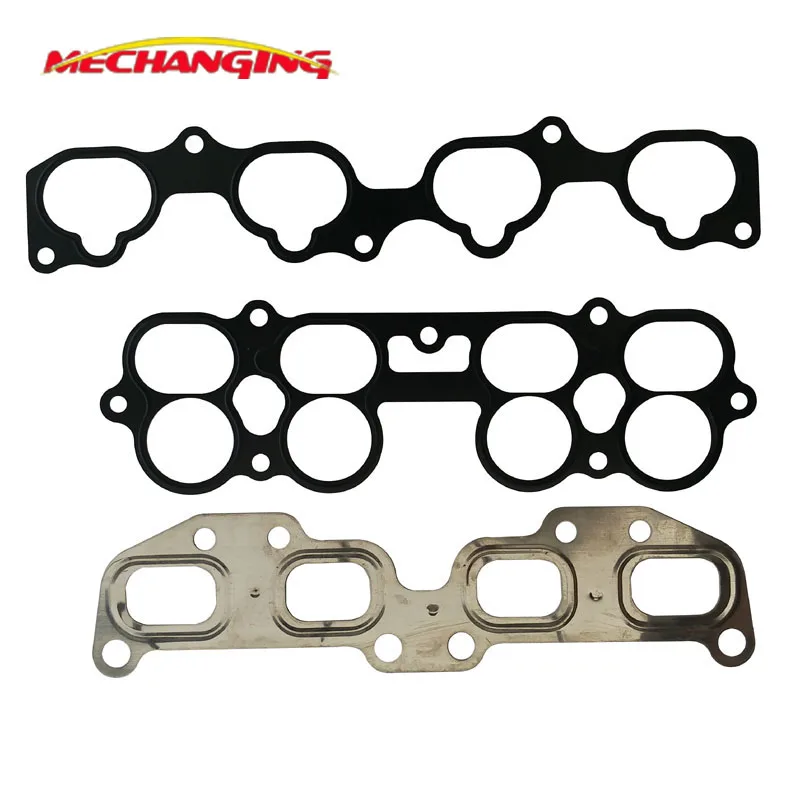 Для NISSAN X TRAIL T30 J31 T31 16V QR25DE QR25 впускная и выпускная прокладка двигателя shim parts 14035 8H300