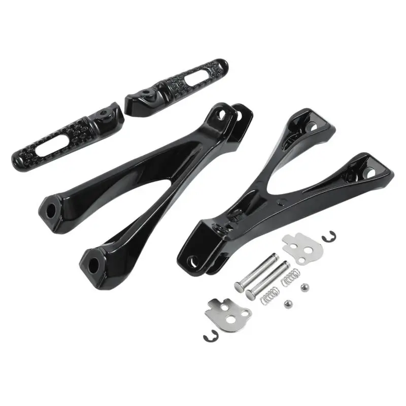 Motorcycle Rear Passenger FootPeg Footrest Bracket Set For HONDA CBR1000RR 2004-2008 2007-18 motorcycle accessories,motorcycle footrests,motorcycle foot pedals