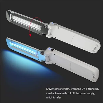 

Tube UVC Germicidal Light Sterilizing Lights Handheld UV Germicidal Lamp UVC Foldable Disinfection Light Household Sterilizer