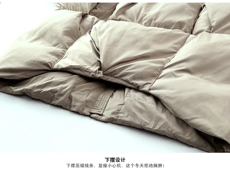 90% White Duck Down Jacket Women Clothes Winter Down Coat Women Hooded Korean Puffer Jacket Women Warm Parka 199027 YY2117
