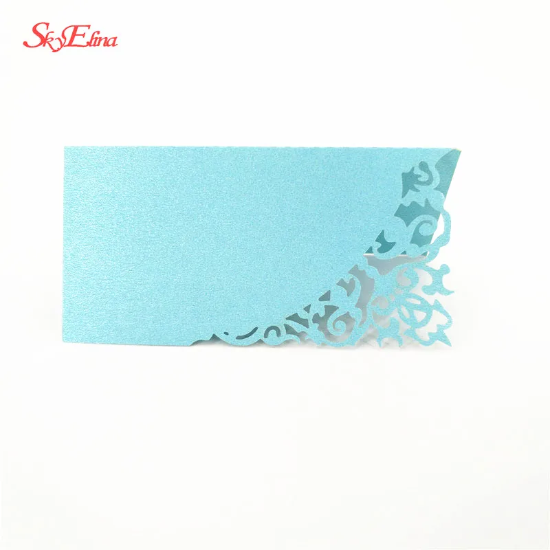 50 шт. лазерная резка виноградной лозы для вечевечерние НКИ таблицы с именем