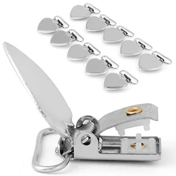 

Baby Feeding Accessory Nipple Nursing Care Iron Suspender Holder Pacifier Clip Braces Infant Heart Shape Soother Clamp