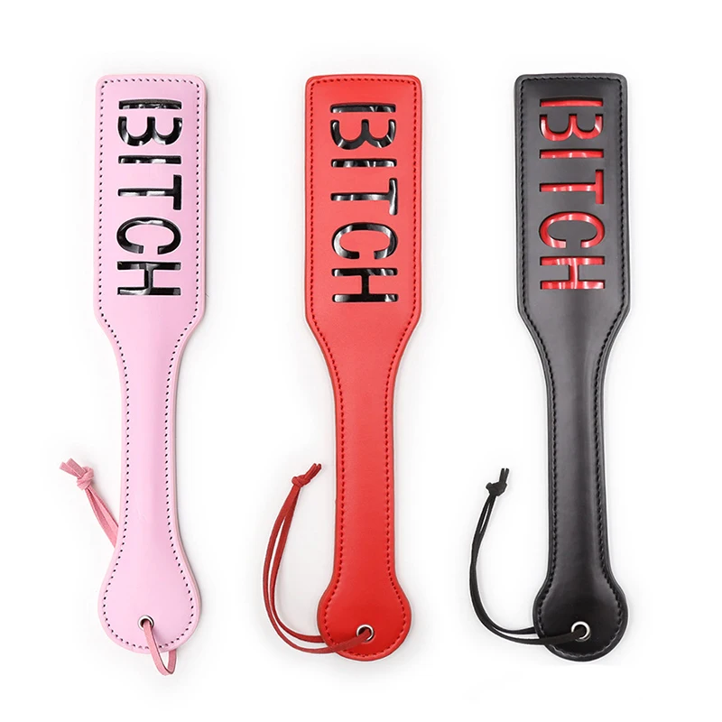 Сучка шлюха зло в форме сердца Slapper весло кнуты Фэнтези флоггер Косплэй БДСМ Секс