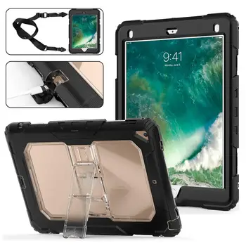 

Hot Sale Tablet Case for iPad Air 2 Heavy Duty PC Rugged Hybrid Stand Shell Cover for iPad Air 2 iPad 9.7 2017 2018 Case Coque