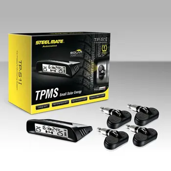 

TIOODRE TP-S11 Solar TPMS Wireless Real-Time TPMS Professional Tire Pressure Monitoring System Test Tools With LCD Display New