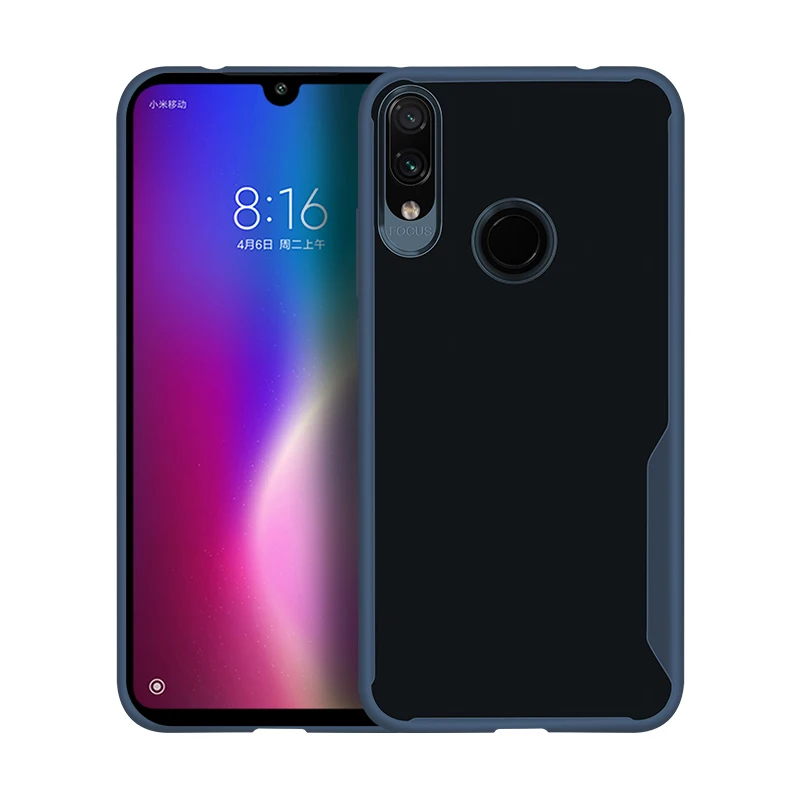 Blue Leewinda прозрачный чехол с кристаллами для xiaomi 5x8x9 A3 LITE тонкий textureta PU материал для xiaomi CC9 pockphone F1 чехол для телефона - Цвет: Blue