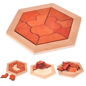 

11Pcs/Set Wooden Hexagon Sudoku Puzzles Mathematics Numbers Educational Kids Toy Brain Teaser Children Gift toys