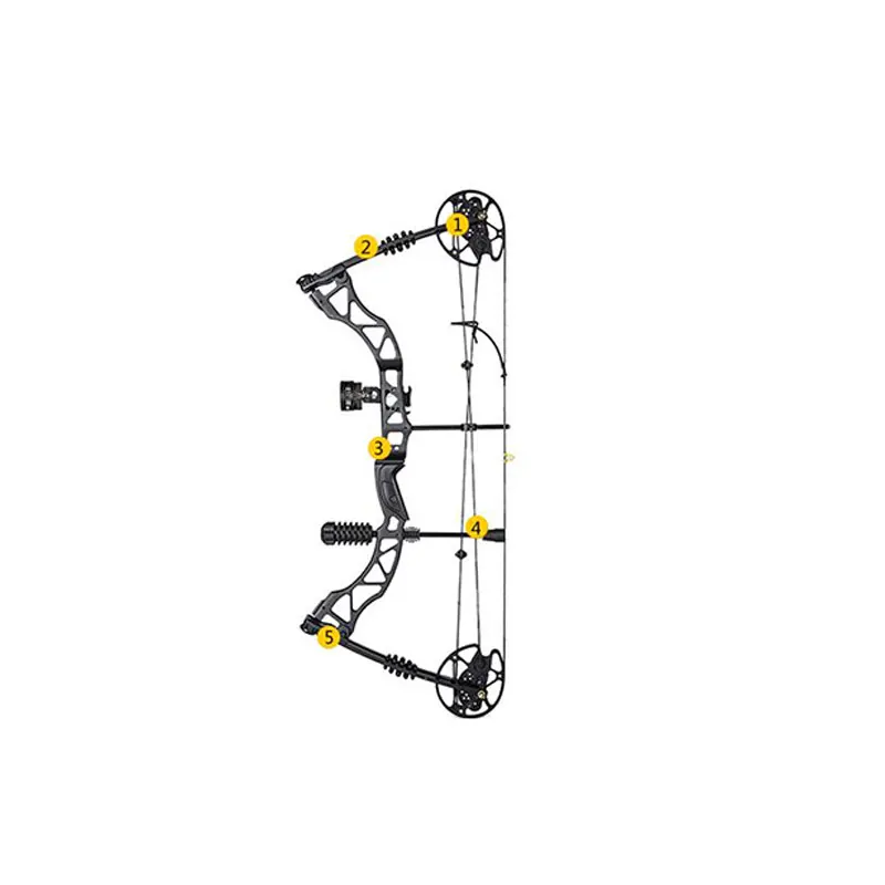Black KAIMEI QIN стрельба из лука 30-70lbs комбинированный лук и стрела набор Carbow стрела IBO329FPS 85% Коэффициент экономии труда стрельба принадлежности для охоты - Цвет: Black