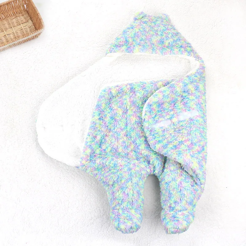 

Baby Sleeping Bag Infant Winter Bed Sleeping Bag For Stroller Thick Warm Envelope Sleepsacks Rainbow Sleep Bag for Newborn