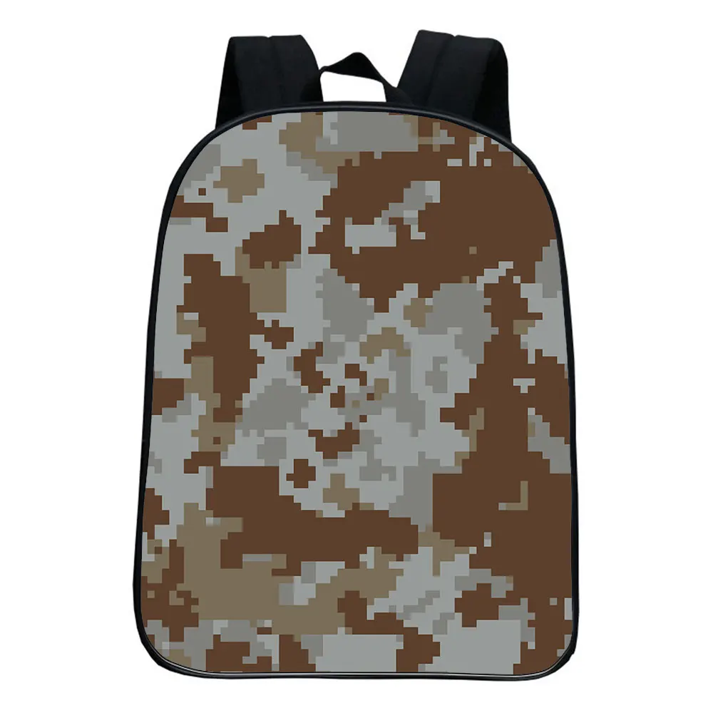 Camouflage School Bags Kids Cartoon Rucksack Boys Girls Unisex Travel Laptop Knapsack Students Bag Kindergarten school bag
