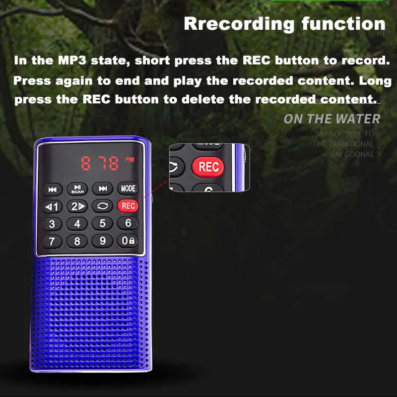 E8184-Mini FM Radio-6