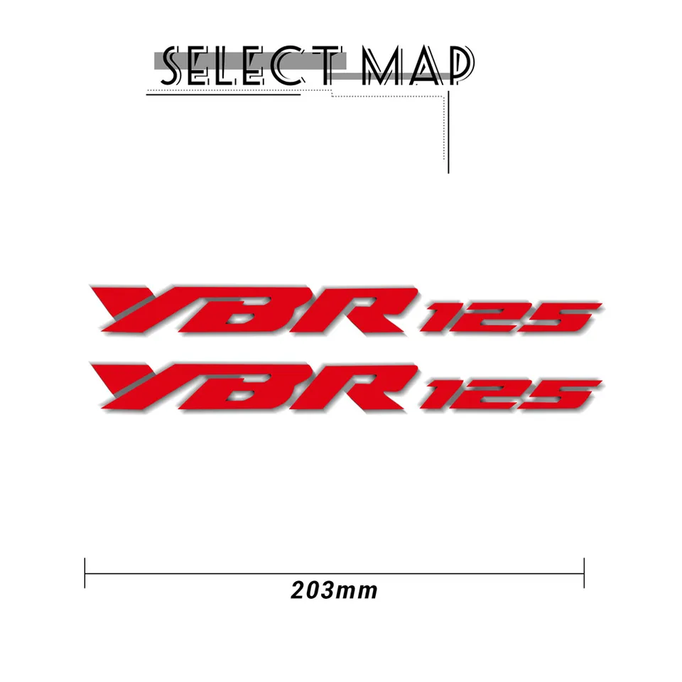 Autocollants De Jante Réfléchissants 17" Pour Yamaha YBR 125 – KANALA PARTS – Lot