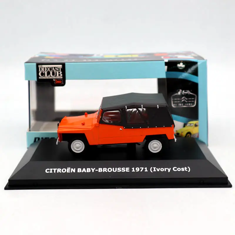 IXO 1/43 Citroen 2CV мира для Brousse 1971 цвета слоновой кости литой литья под давлением коллекция моделек Ограниченная серия игрушечная машинка