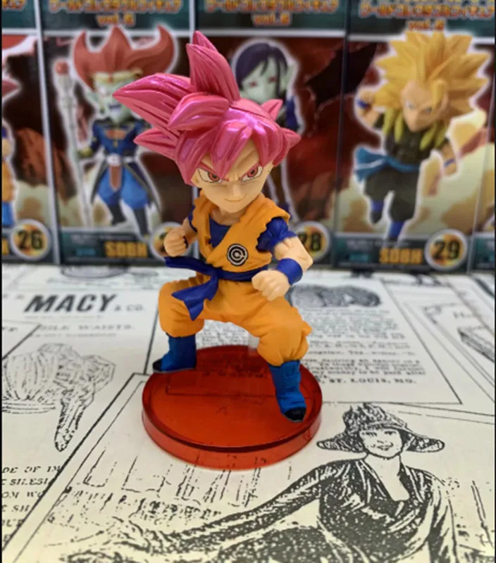 Аниме Dragon Ball Z Migatte No Gokui Сон Гоку Супер Saiyan роза леди Буу WCF ПВХ фигурка Коллекция Модель Детские игрушки кукла