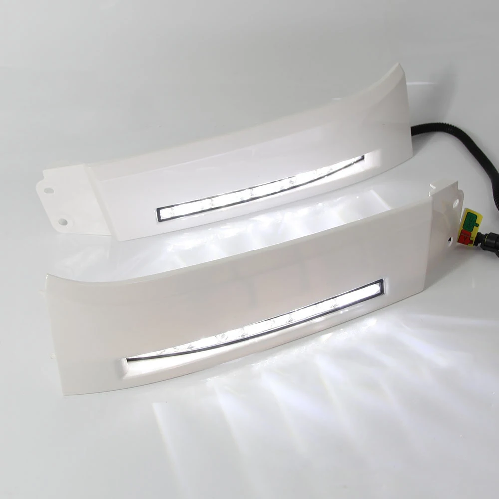2PCS Per Toyota Tundra 2007-2013 e Sequoia 2008-ON Auto Paraurti Anteriore Luci 12V LED Luci Diurne DRL fendinebbia - Image 5