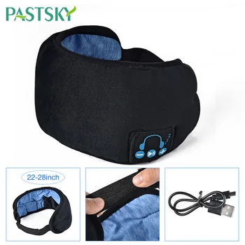 

Wireless Bluetooth Music Sleeping Eyeshade Cover Shade Washable Bluetooth 5.0 Eye Mask Comfortable Travel Eye Patch Headband