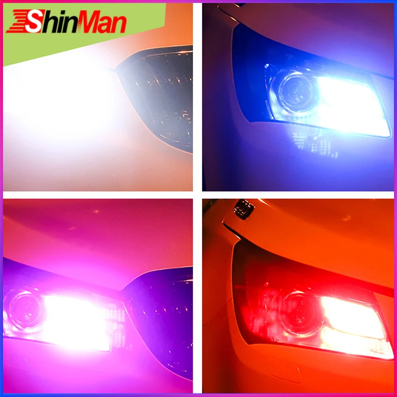 ShinMan T20 7440 7443 70W Дневной светильник P21W WY21W автомобильные аксессуары 1156 PY21W Bau15s w21w поворота светильник T25 светодиодный автомобильный светильник 3156