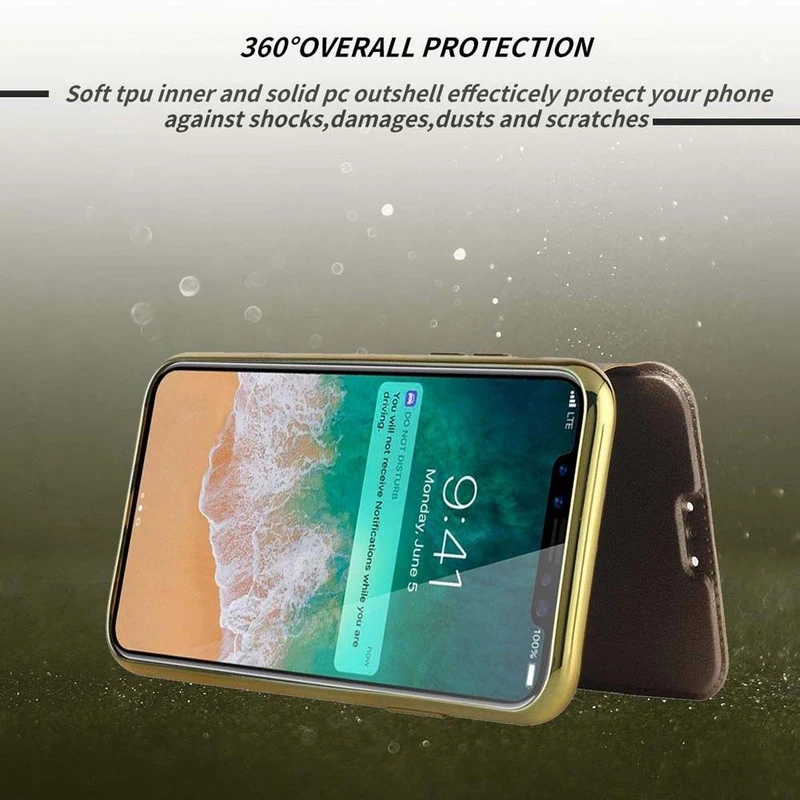 Чехол для Apple iPhone X 11 Pro SE 2 тонкий книжка из ПУ кожи силиконовый чехол 8 Plus с